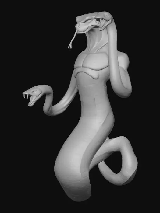 3D model for Snake Warrior