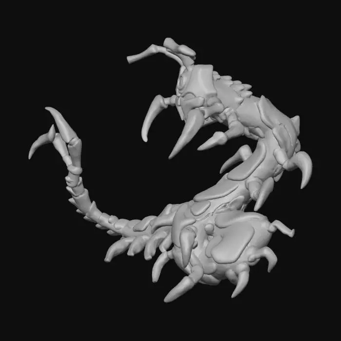 3D model for Centipedal Creature