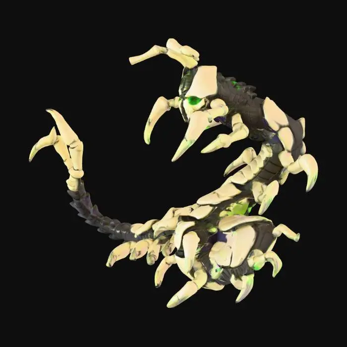 3D model for Centipedal Creature