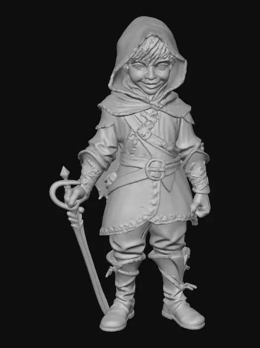 3D model for Young Adventurer