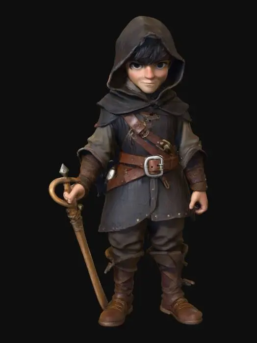 3D model for Young Adventurer