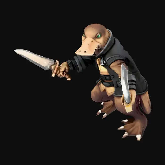 3D model for Warrior Platypus