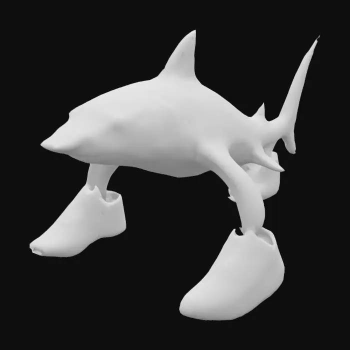 3D model for Tralalero Tralala Brainrot