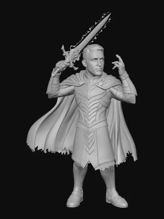 3D model for Arcane Warrior