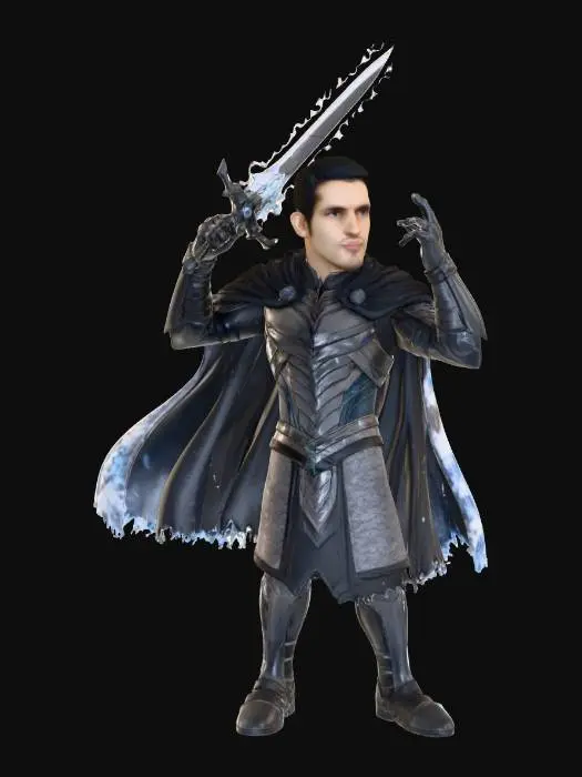 3D model for Arcane Warrior