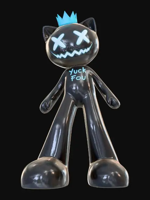 3D model for yuck fou blue