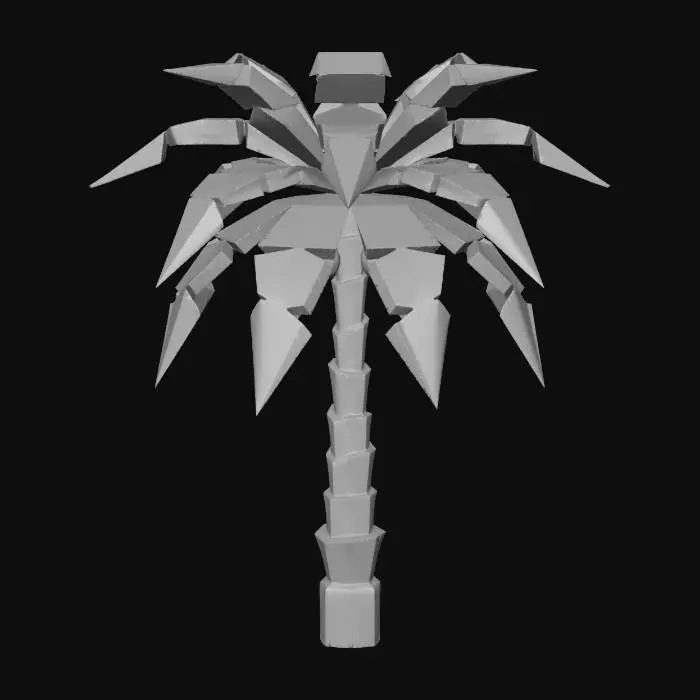 3D model for palm tree