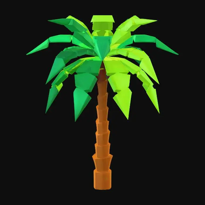 3D model for palm tree