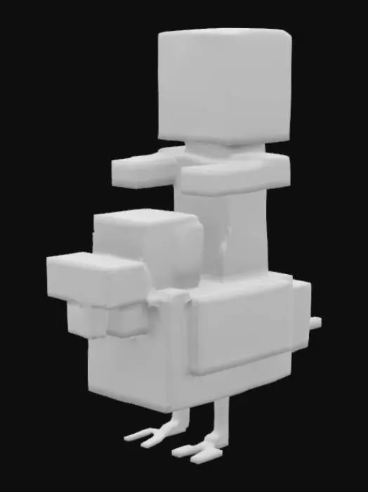 3D model for chicken jockey 