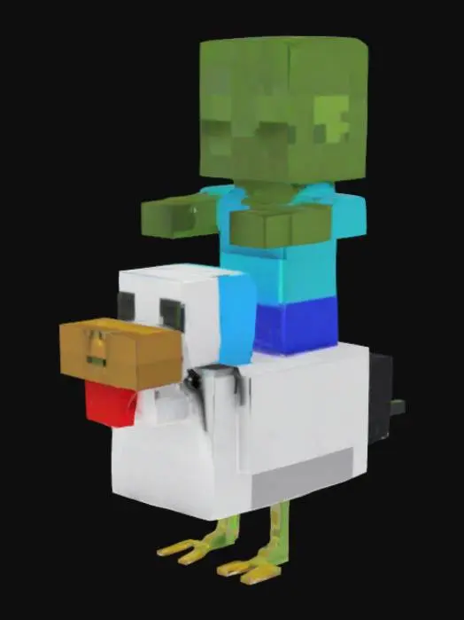 3D model for chicken jockey 