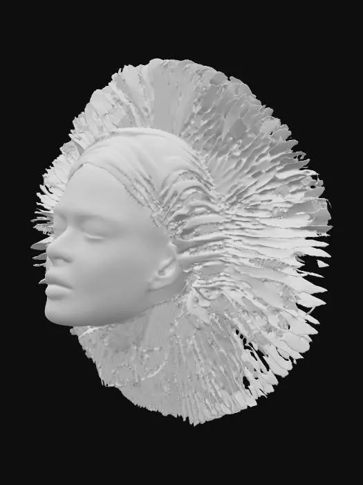 3D model for Monochrome Elegance