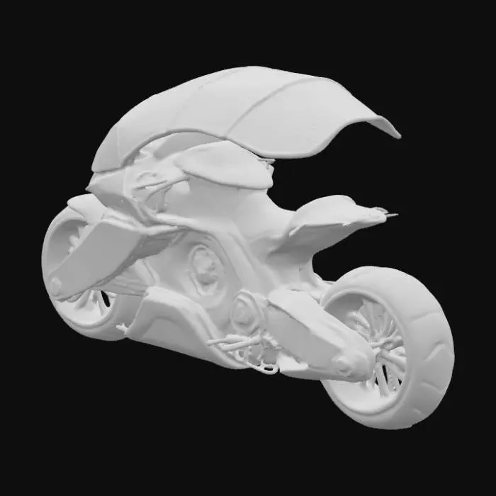 3D model for Futuristic Neon Motorcycle