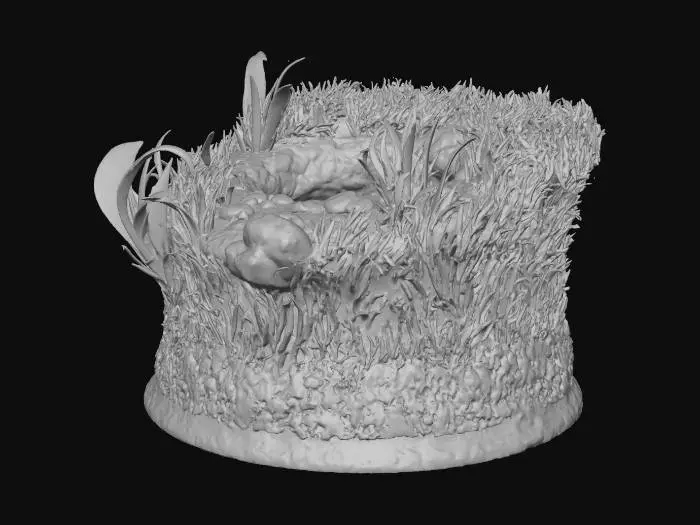3D model for Rabbit Burrow Entrance