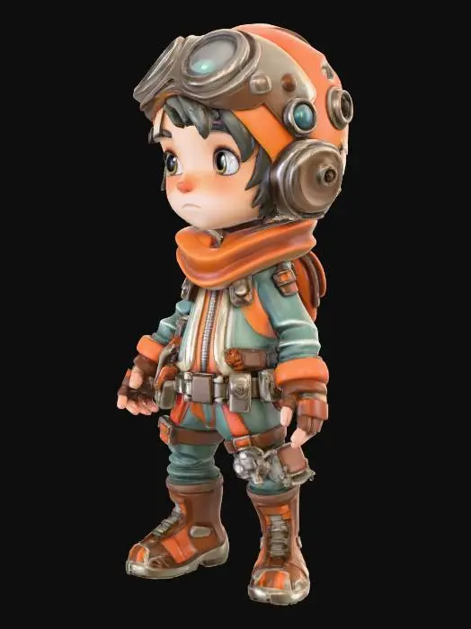 3D model for Explorer's Journey , Game Character