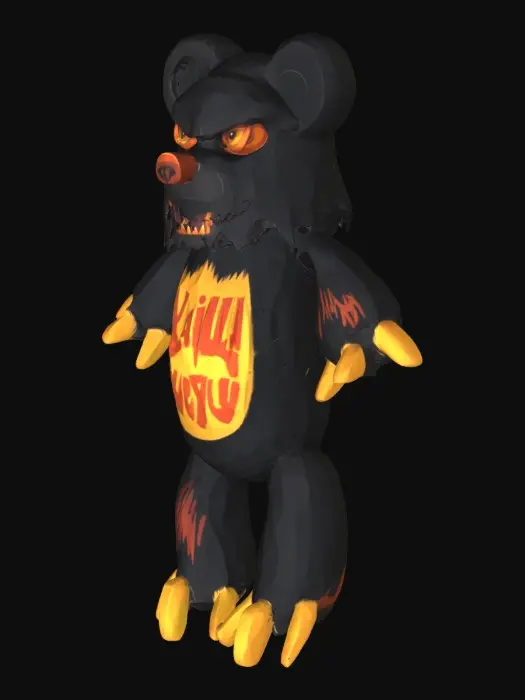 3D model for Cute Kill Teddy