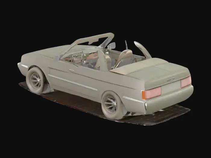 3D model for Convertible Classic Model