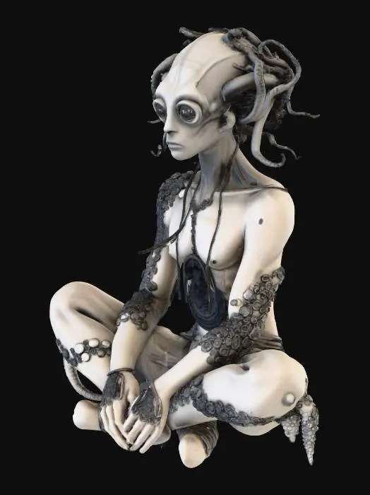 3D model for Meditative Abyssal Entity