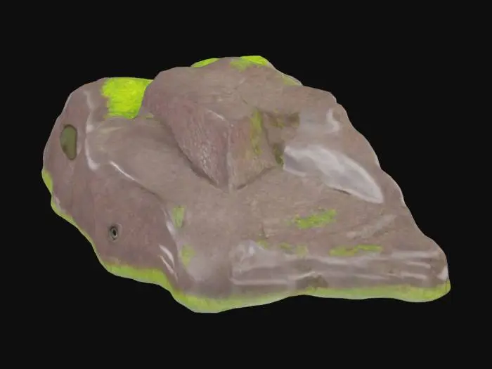 3D model for Mossy Rock Formation