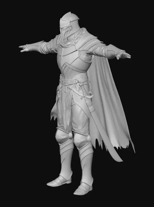 3D model for Ebon Rune Knight