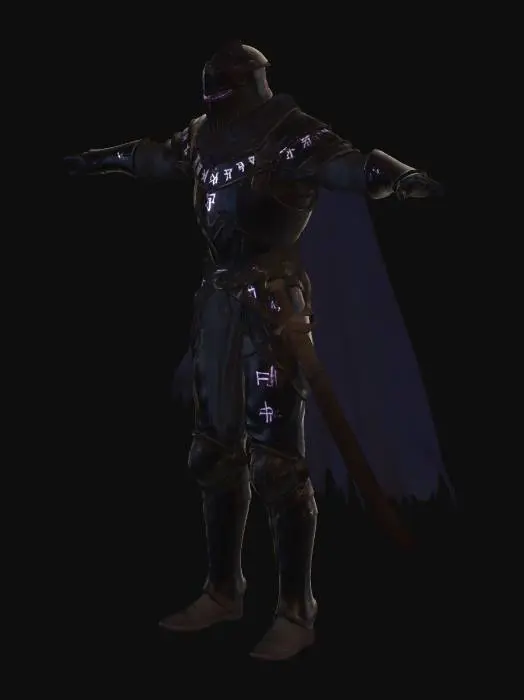 3D model for Ebon Rune Knight