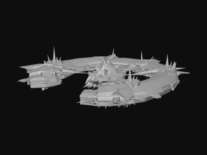 3D model for Nexus Battle Station Design biomechanic