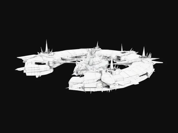 3D model for Nexus Battle Station Design biomechanic