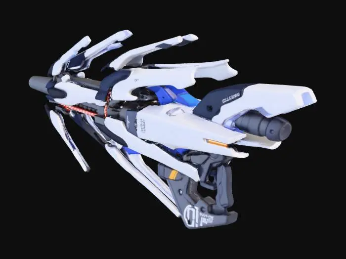 3D model for Futuristic Energy Blaster