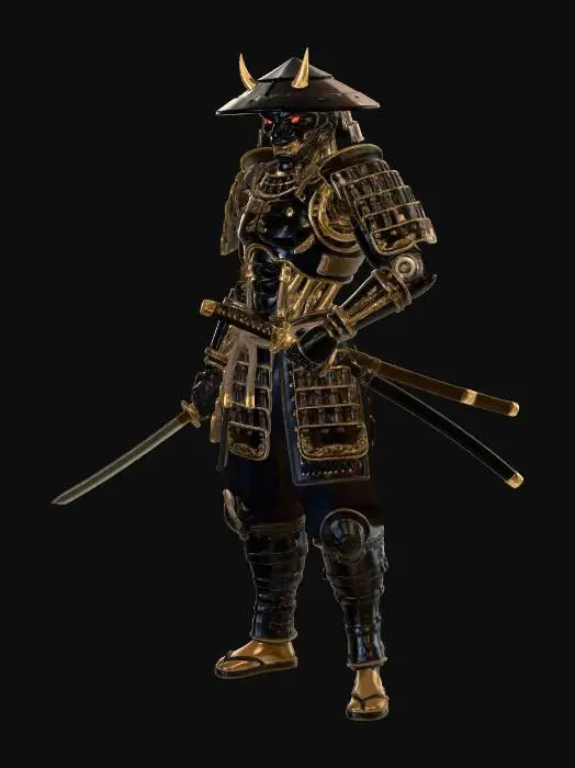 3D model for Iron Oni Samurai