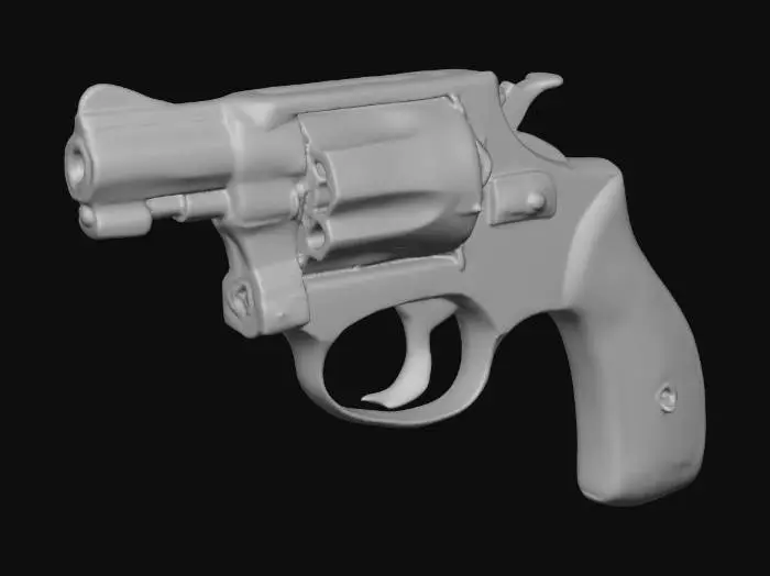 3D model for Smith_Wesson_Revolver