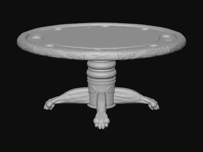3D model for Poker Table