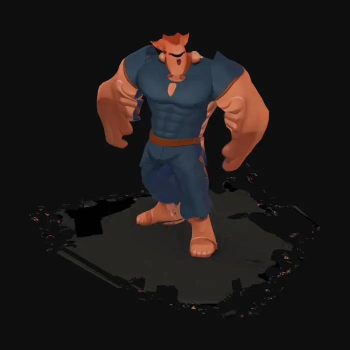 3D model for Akuma