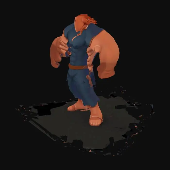 3D model for Akuma