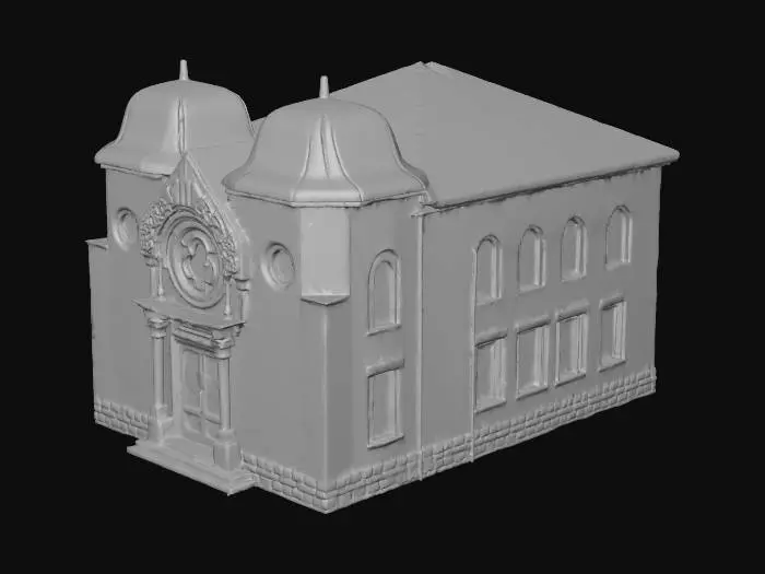 3D model for Architectural Model - Synagogue, the Jewish Temple