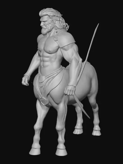 3D model for Centaur Warrior,  please show the full length of the horse legs.  The horse part must be shown