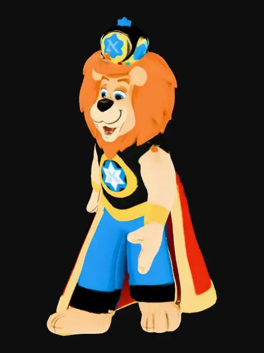 3D model for Lion Ariot from Hebrew Learning