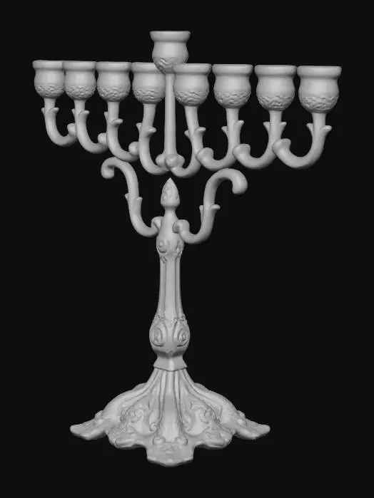 3D model for Menorah Elegance