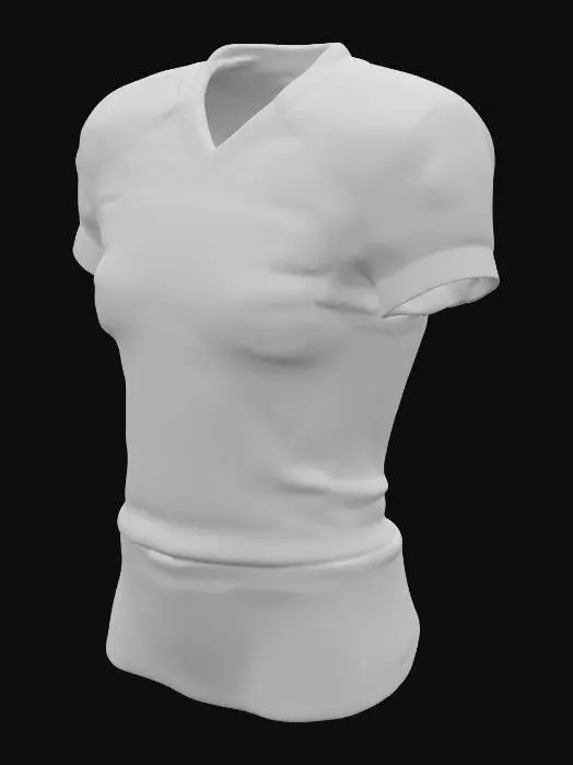 3D model for A blue and white American football home jersey worn over shoulder pads, with a modern athletic design. The front displays the number 6 in bold white font and the word 'Admirals' across the chest. The jersey includes subtle white trim along the shoulders and sleeves. Designed for Harbor High School, featuring a competitive high school football aesthetic. Game-ready, padded, realistic stitching, and mesh fabric detail.