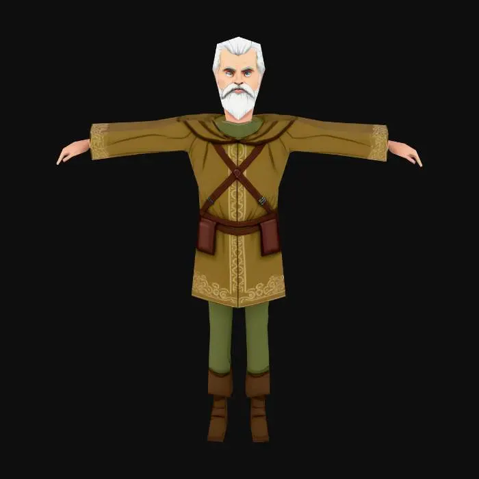 3D model for 유니티아저씨5