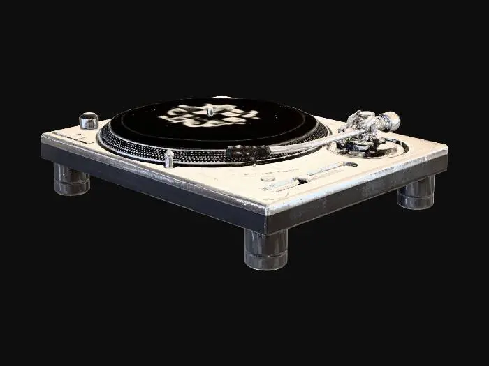 3D model for technics record player