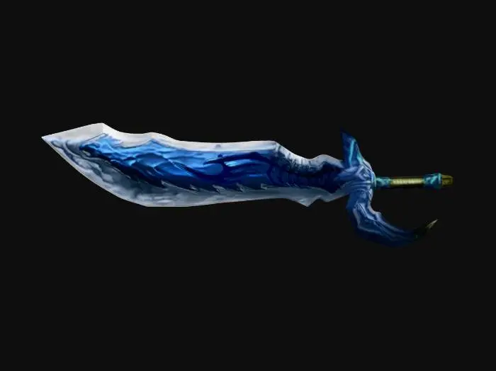 3D model for Azure Frostblade