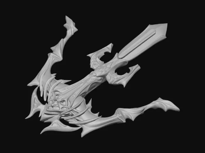 3D model for Nightfall Scythe