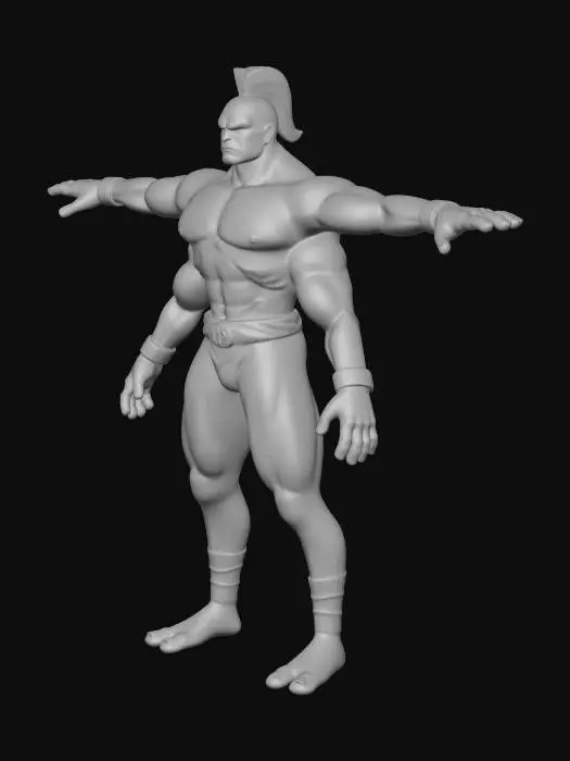 3D model for Goro Character Design