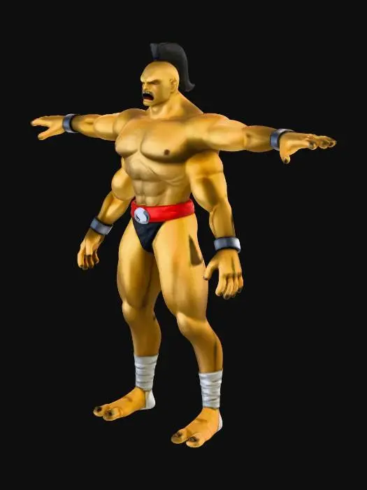 3D model for Goro Character Design