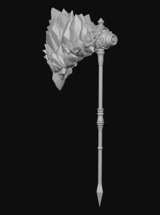 3D model for giant-crystal-axe