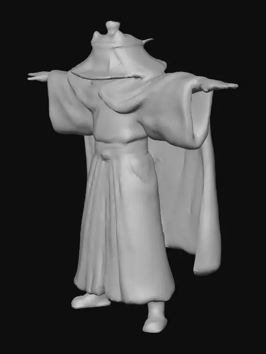 3D model for Samurai Wanderer