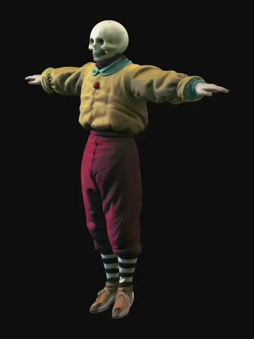 3D model for skull-man