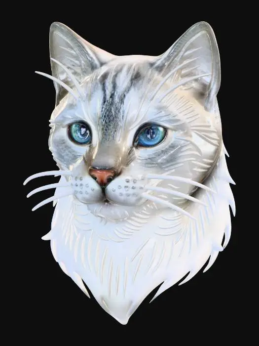 3D model for Whiskered Silhouette