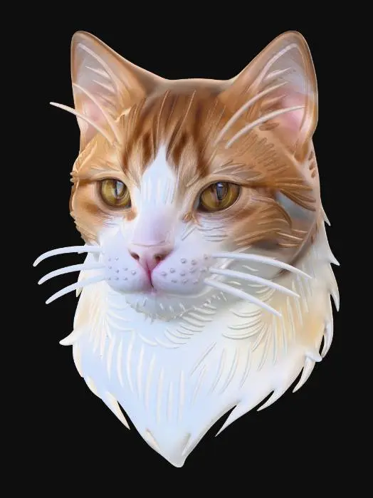 3D model for Whiskered Silhouette