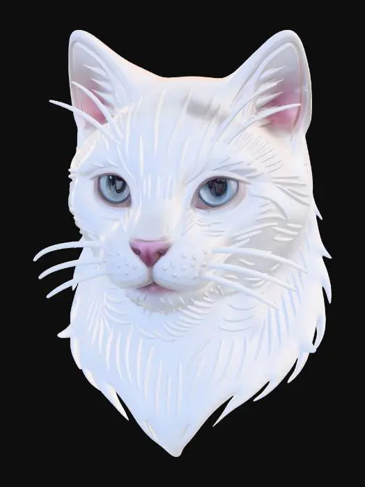 3D model for Whiskered Silhouette