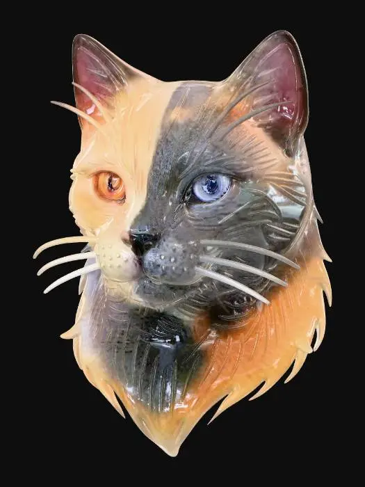 3D model for Whiskered Silhouette